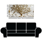 Sacred Golden Tree of Life 3D Canvas Wall Painting