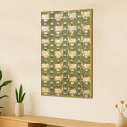 Sacred Kamdhenu Cow Pichwai Style Canvas Wall Painting for Home Decor