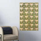 Sacred Kamdhenu Cow Pichwai Style Canvas Wall Painting for Home Decor