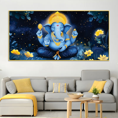 sacred-lord-shri-ganesh-maditating-canvas-wall-painting-divine-wall-art