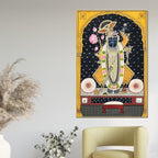Sacred Nathdwara Darbar Shrinathji Spiritual Canvas Wall Painting