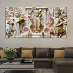Sacred Nathdwara Shrinathji 3D Canvas Wall Painting