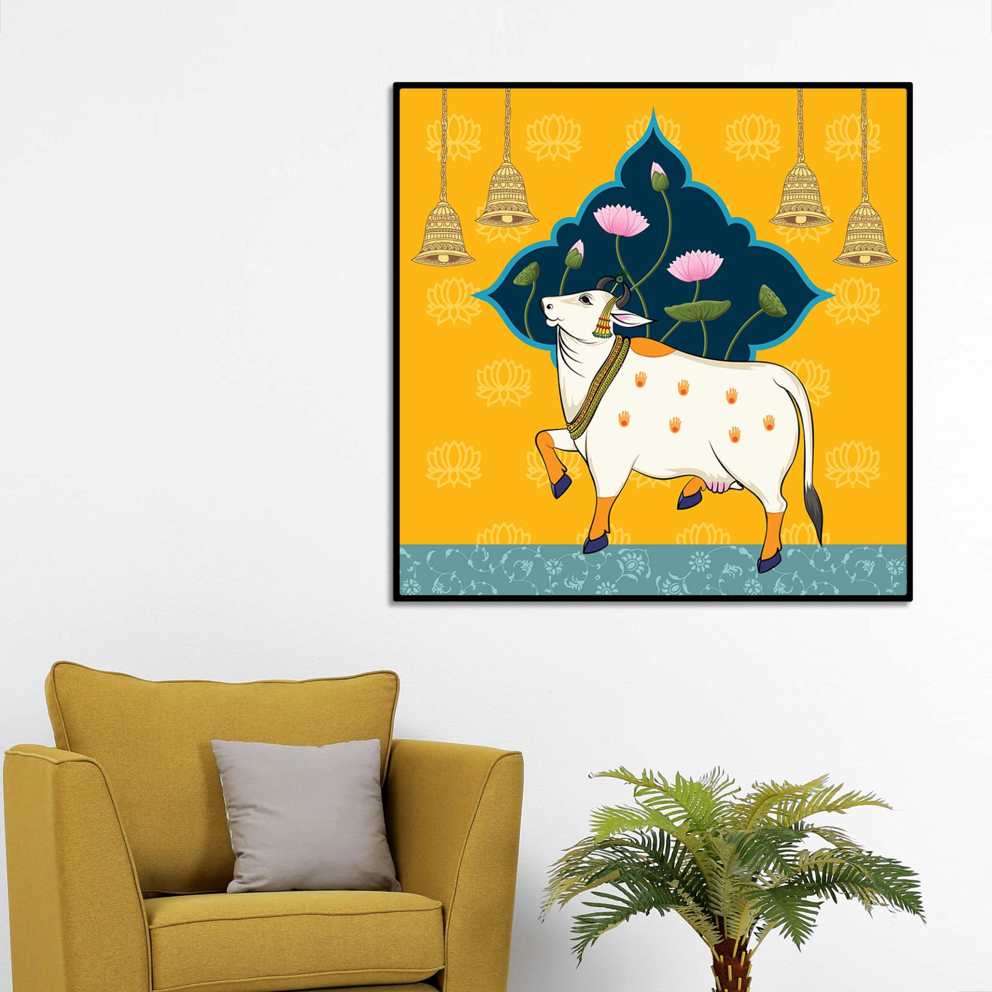 sacred-pichwai-cow-canvas-wall-painting-for-living-room-pooja-room