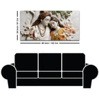 Sacred Shri Sita Ramji Eternal Bond 3D Canvas Wall Painting