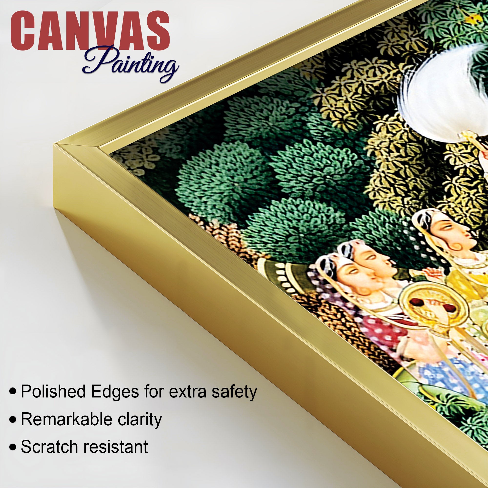 Sacred Shrinathji Pichwai Art Canvas Wall Painting