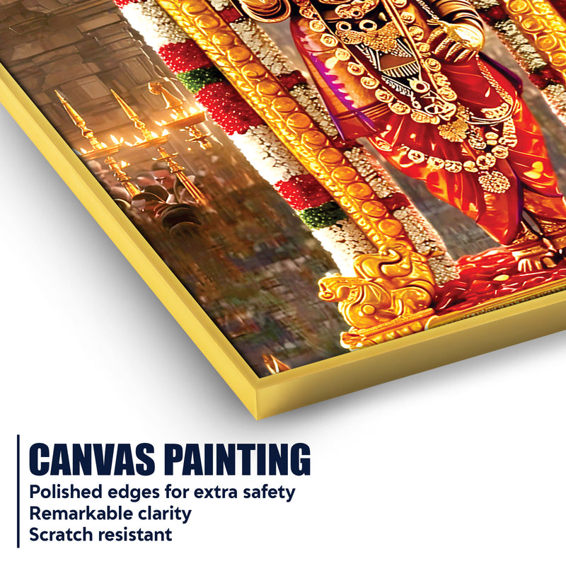 Sacred Tirupati Balaji Canvas Wall Painting | Pooja Room Decor