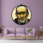 Sai Baba LED Wall Hanging Light for Temple and Wall Decor