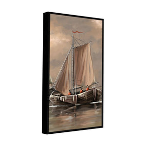 Sailing Boat on the Sea landscape Wall Painting