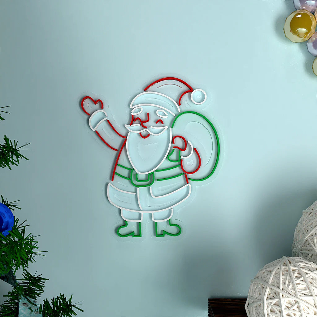 Santa Claus LED Neon Light