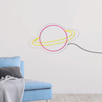 Saturn Planet Neon Sign LED Light