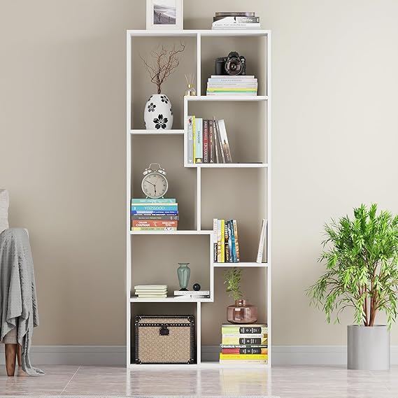 Scandinavian Style White Storage Shelf