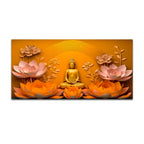 Serene Buddha Canvas Painting for Office & Home Decor