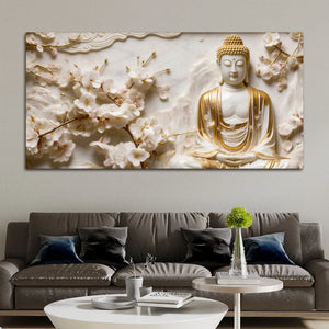Serene Buddha Harmony 3D Canvas Wall Painting