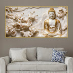 Serene Buddha Harmony 3D Canvas Wall Painting