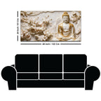 Serene Buddha Harmony 3D Canvas Wall Painting