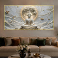 Serene Buddha Under Sacred Bodhi Tree 3D Canvas Wall Painting
