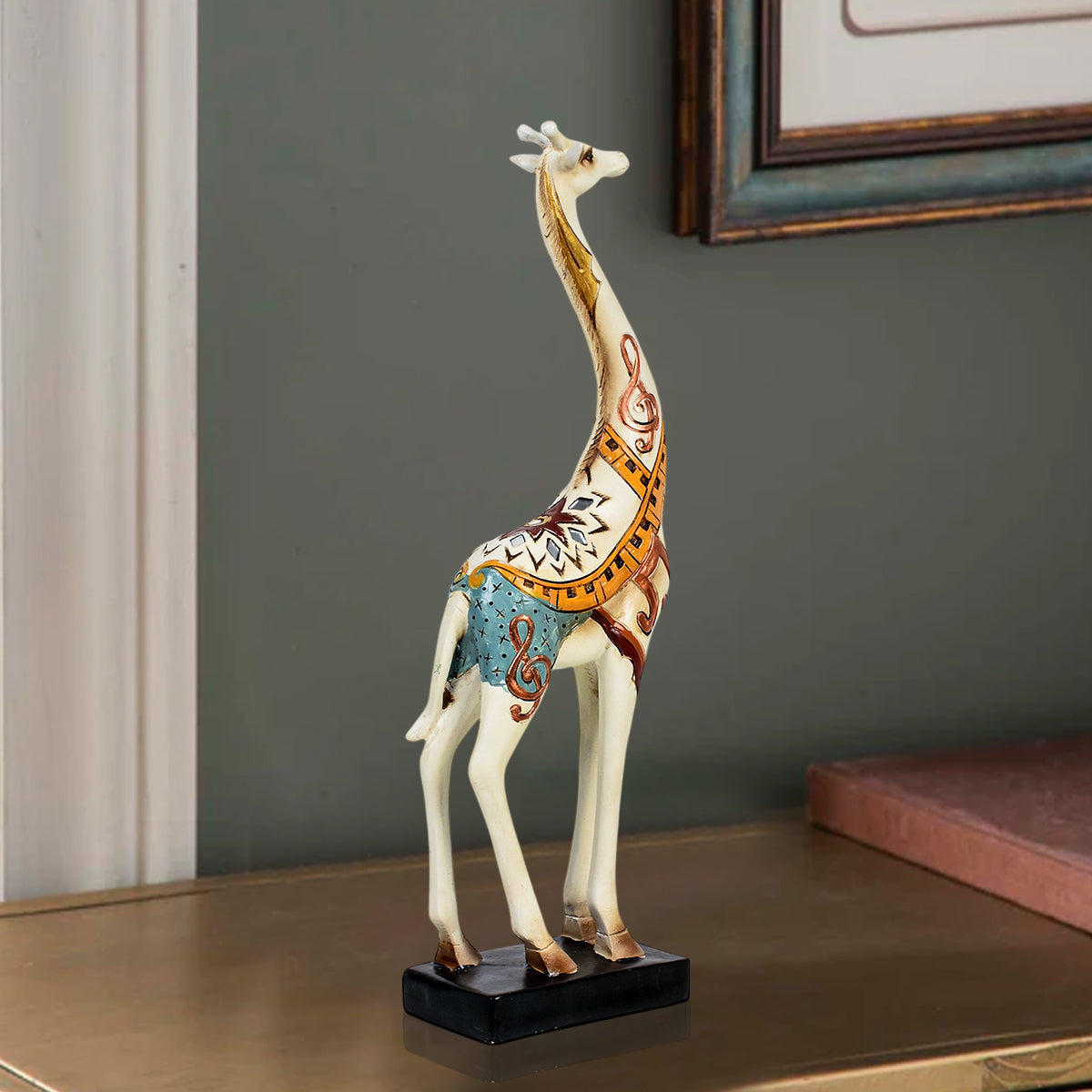 Serene Giraffe Decorative Table Decoration Showpiece