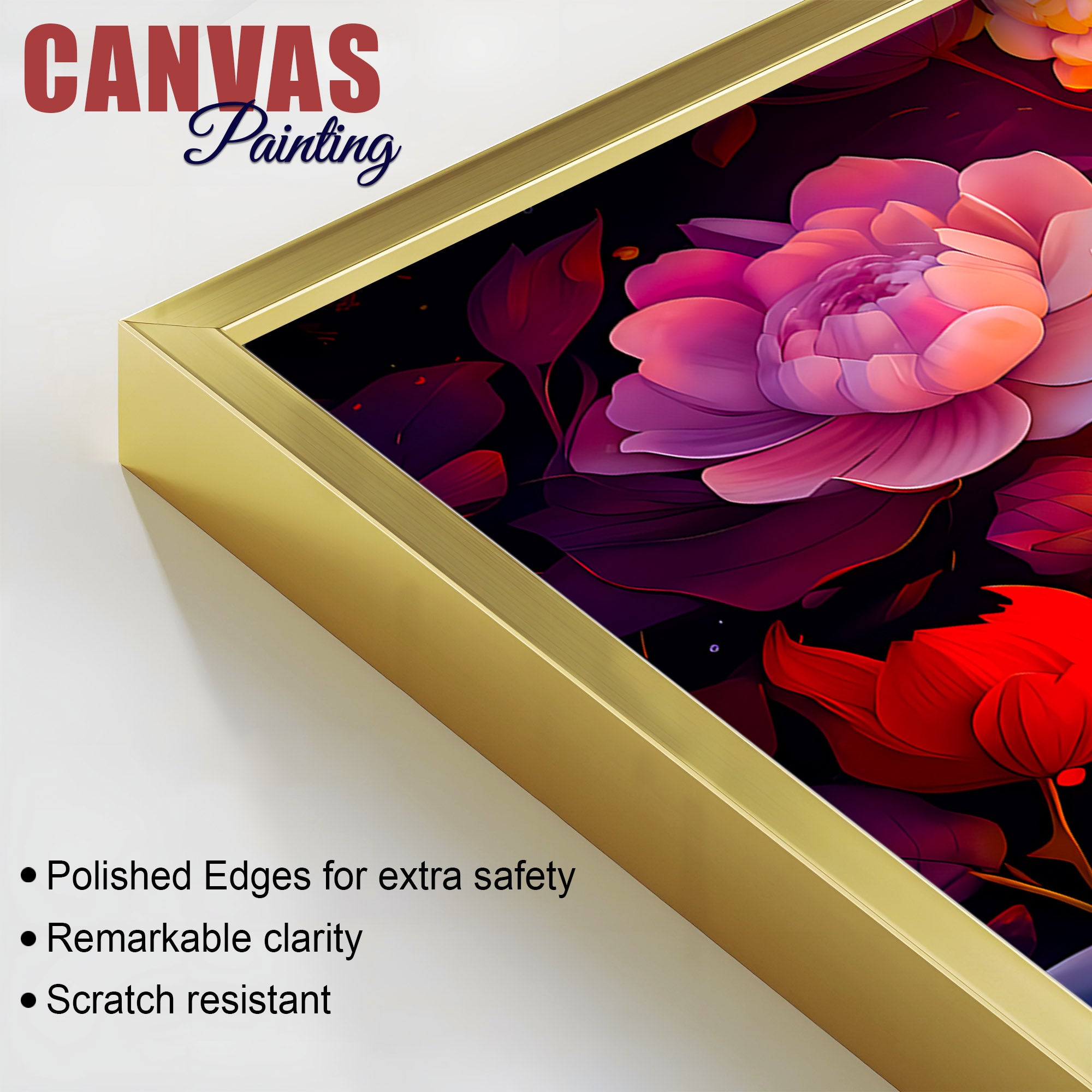 Serenity Buddha Canvas Wall Painting for Peaceful Home Decor