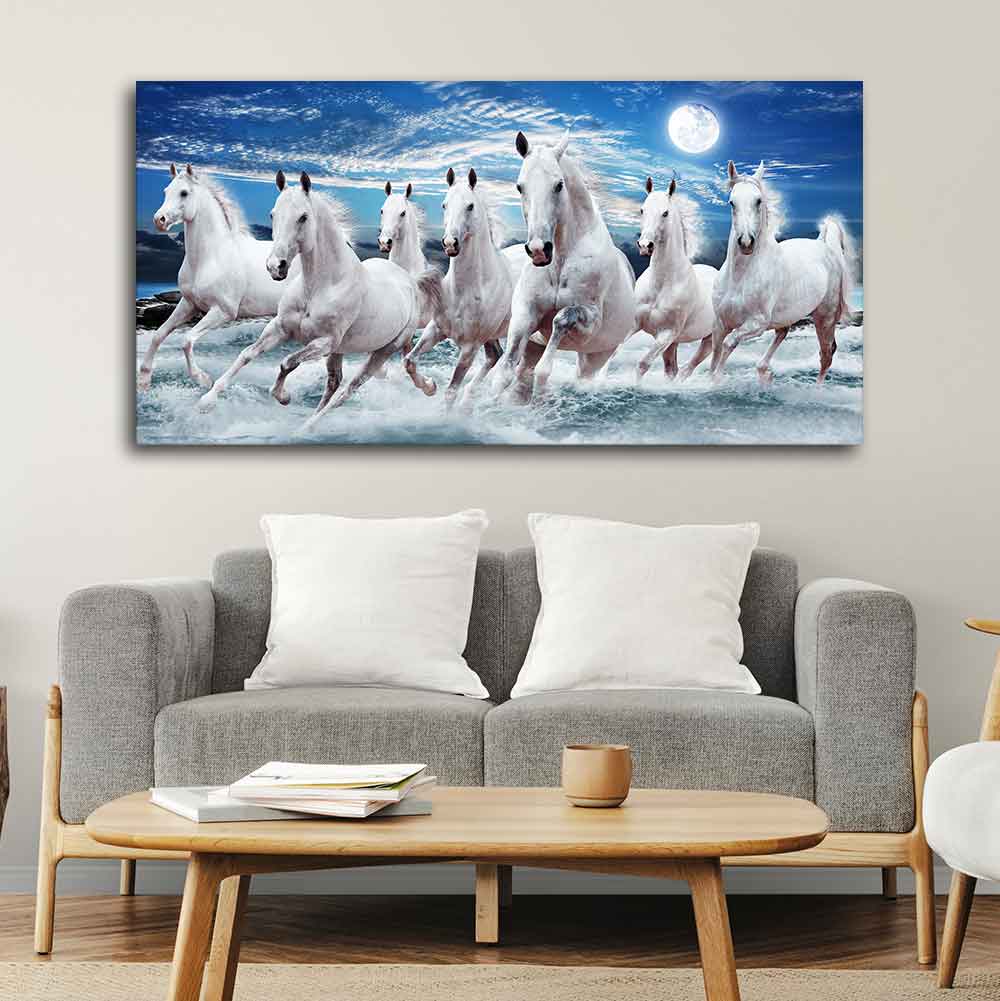 horse wall painting for living room