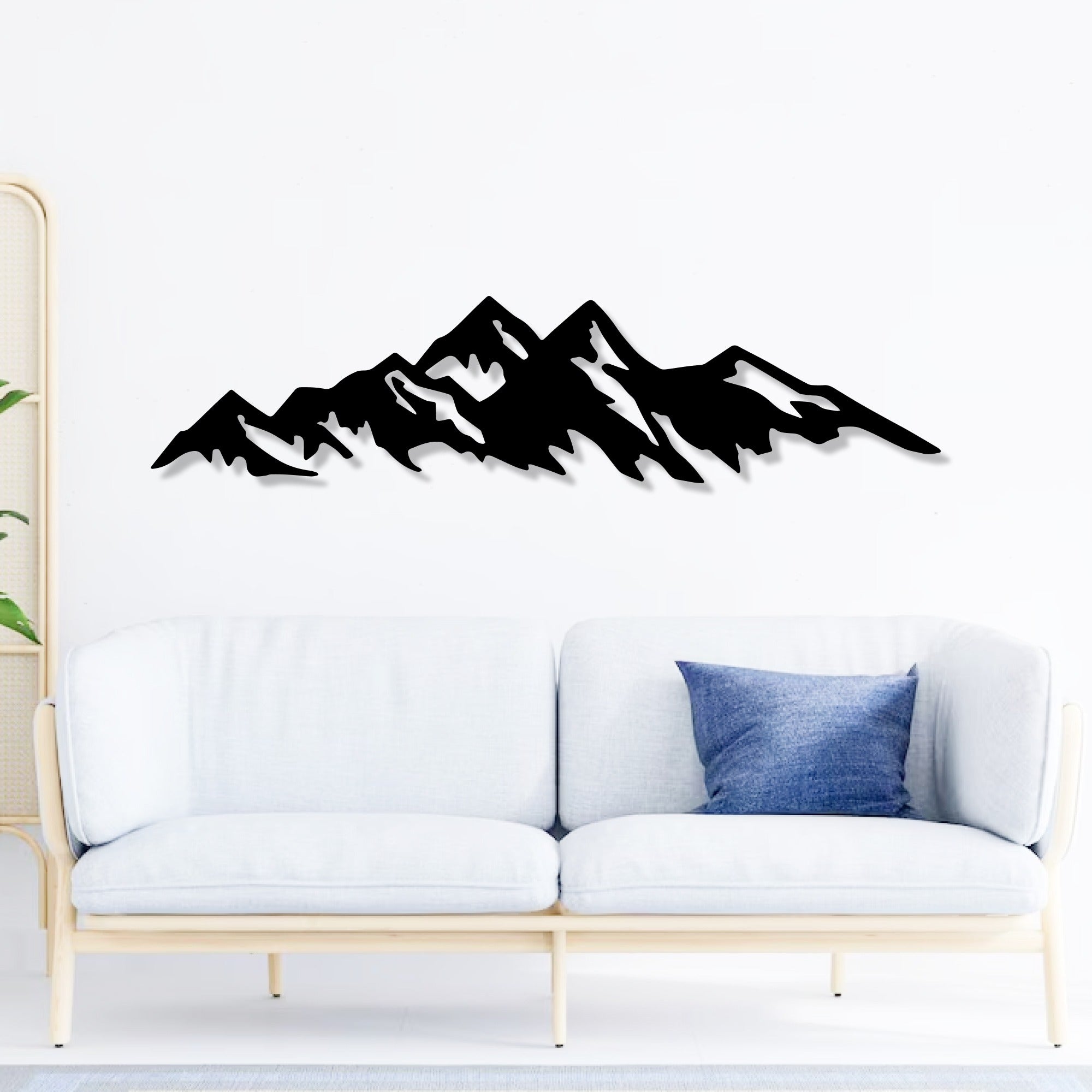 Shade of Mountains Design Metal Art Wall Decor