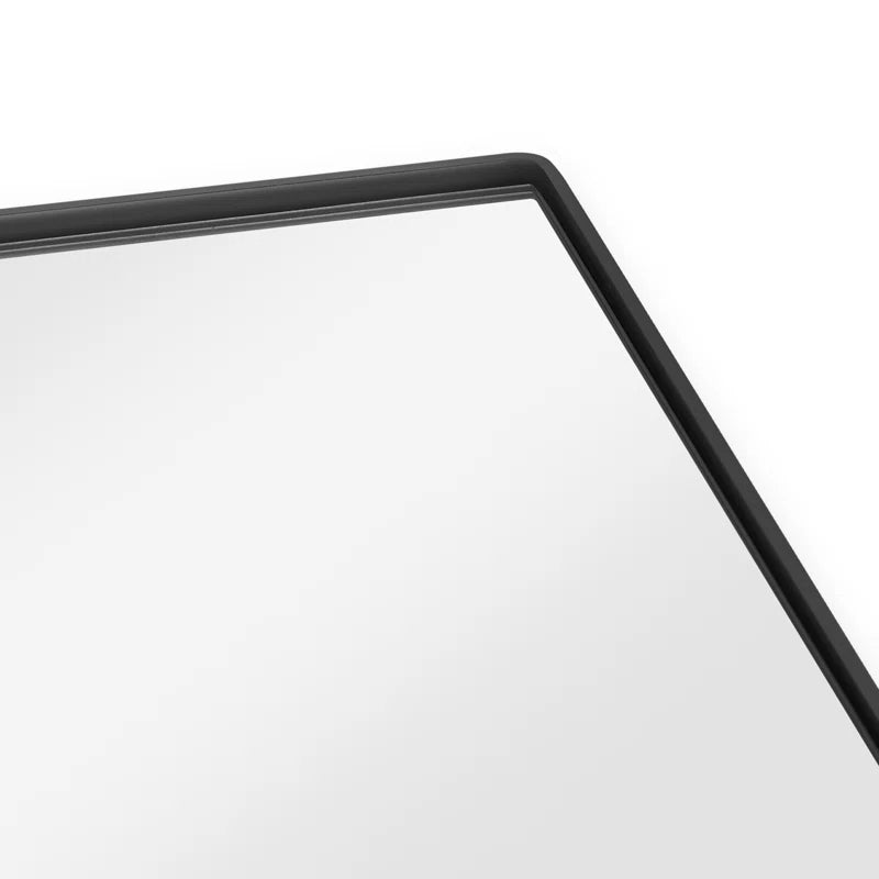 Sharp-Edge Hexagon Mirror Cabinet for Contemporary Spaces