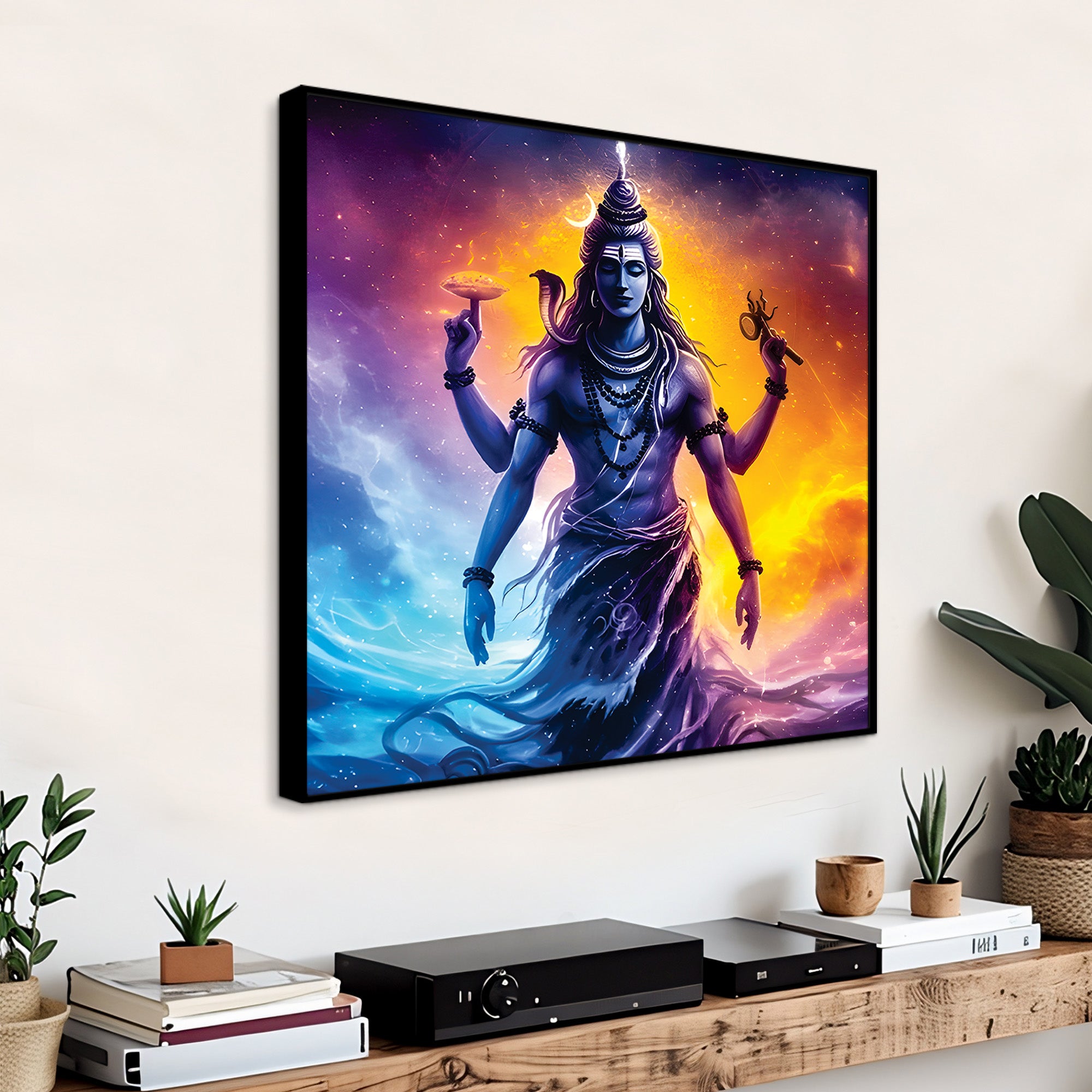 Shiv Ji Blessing Aura Painting