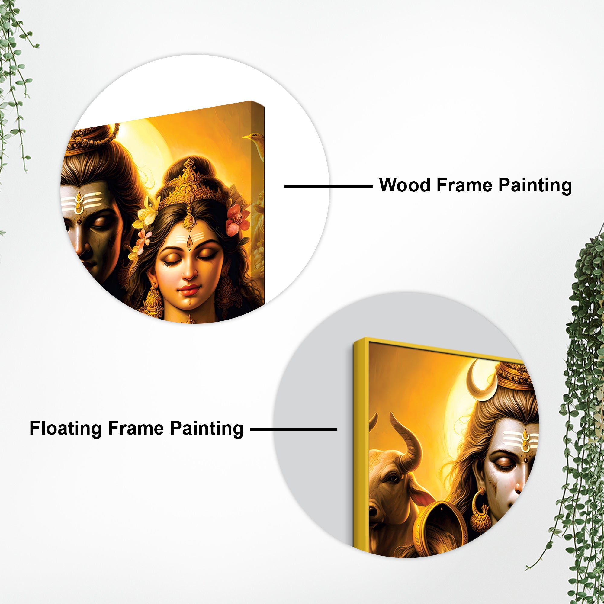 Shiv Ji Cosmic Flow Art Modern Spiritual Wall Painting