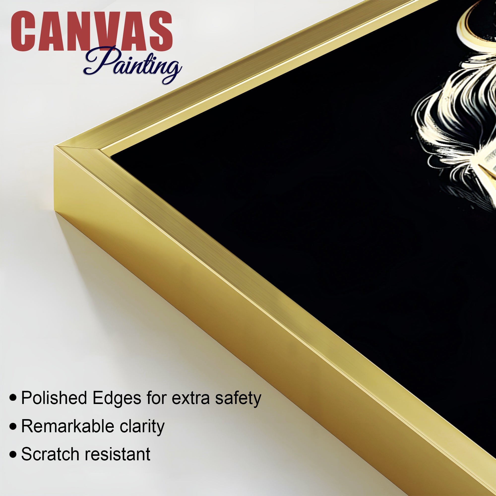 Shiv Ji Enlightened Portrait Modern Spiritual Wall Painting