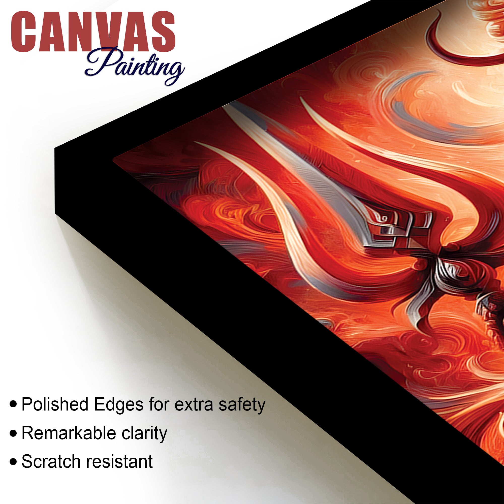 Shiv Parvati Aura Art Mahadev Painting Wall Decor Canvas