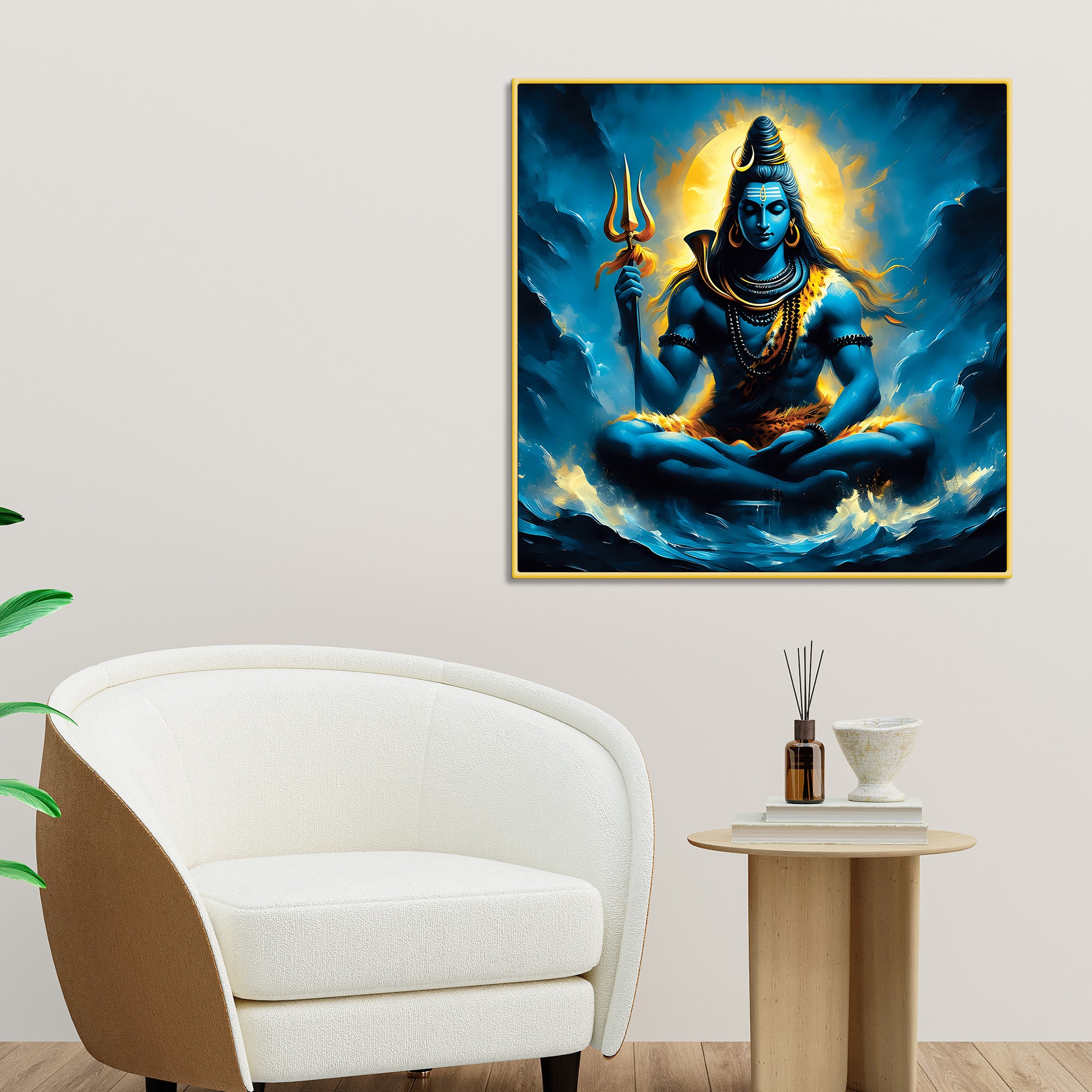shiv-shankar-spiritual-decor-modern-shiva-wall-painting