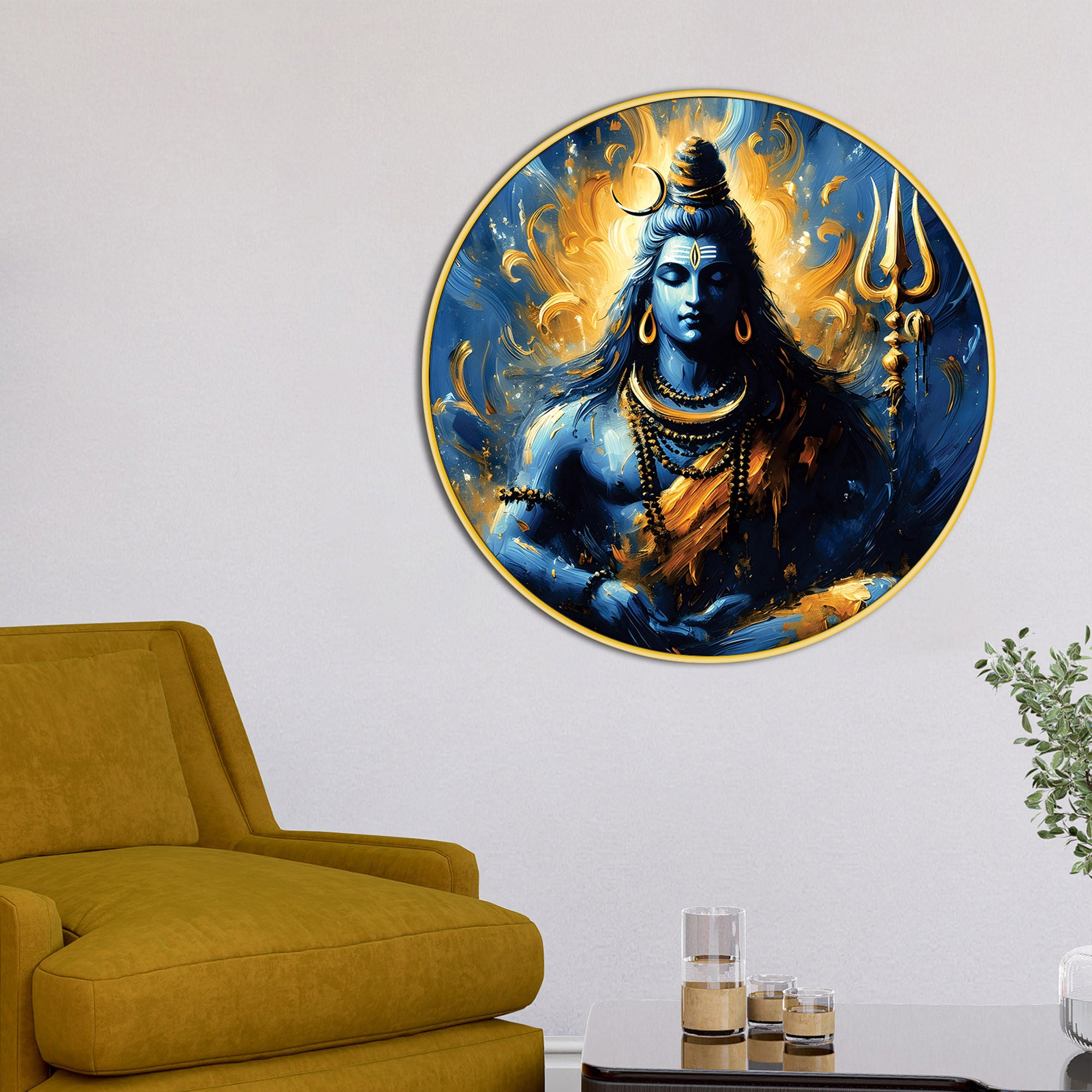  shiv-shankar-wall-art-round-frame-home-pooja-room-decor