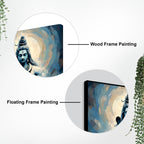 Shiv Shankar Wall Decor Painting Modern Spiritual Canvas Art