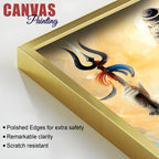 Shiv Tandav Energy Painting Lord Shiva Wall Art Canvas