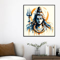 Shiva Cosmic Energy Artwork Mahadev Living Room Painting
