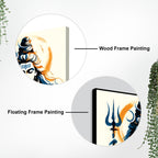 Shiva Cosmic Energy Artwork Mahadev Living Room Painting