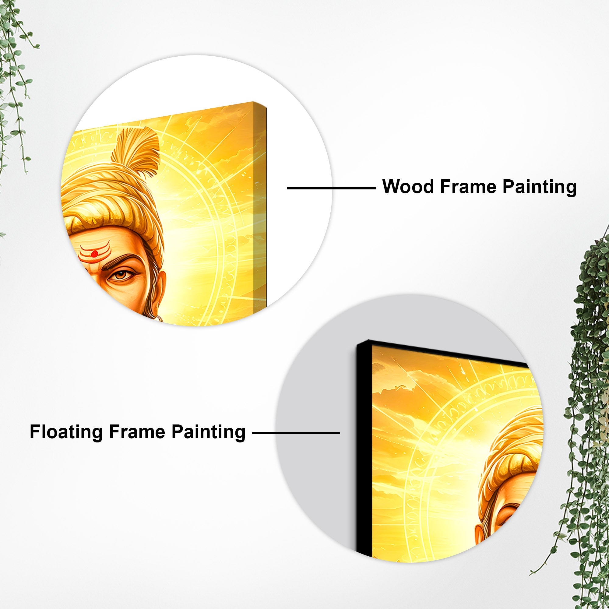 Shivaji Maharaj Iconic Warrior King Premium Wall Painting