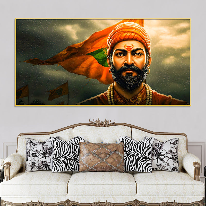 shivaji-maharaj-warrior-canvas-painting