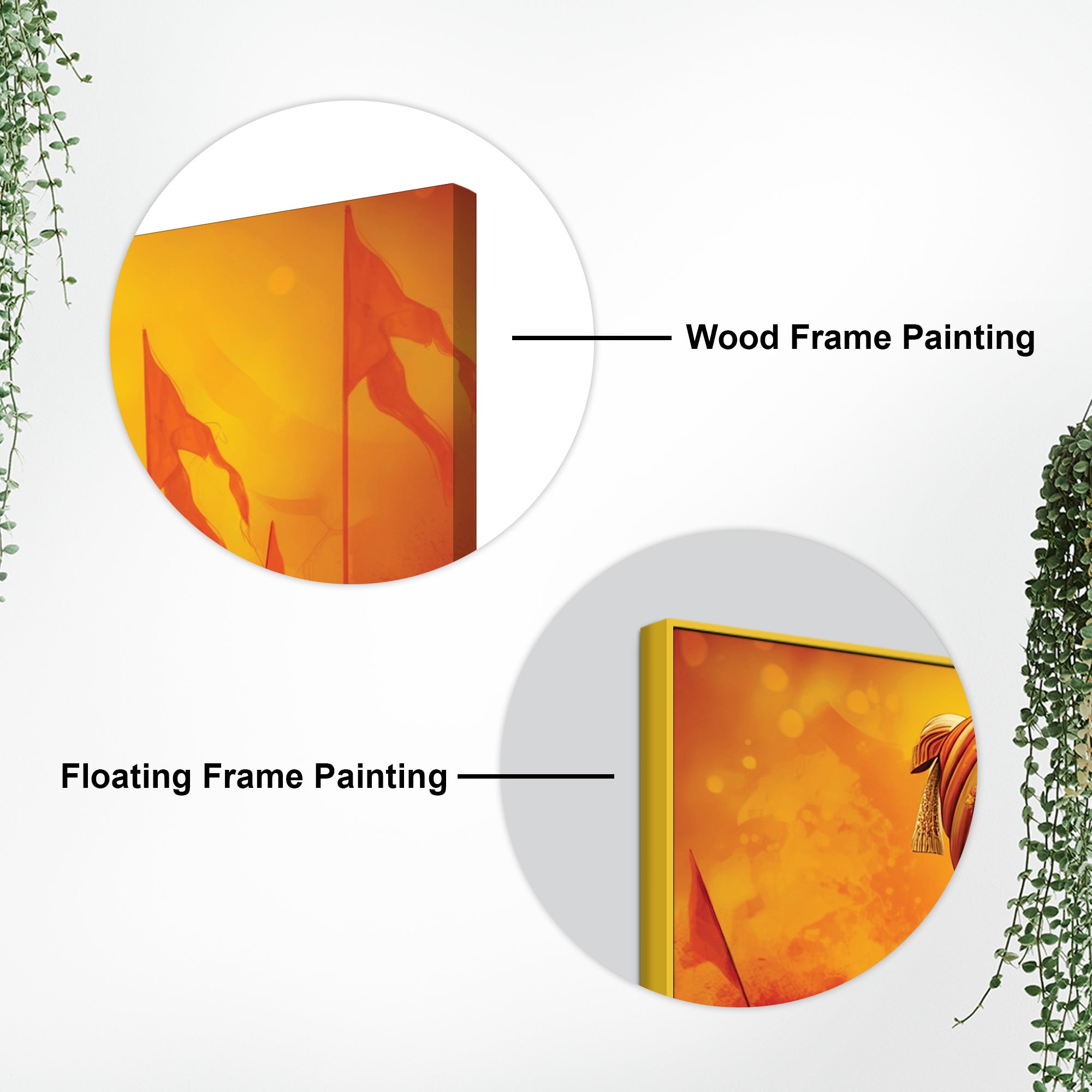 Shivaji Maharaj Warrior Portrait Canvas Wall Painting