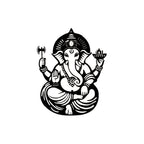 Shree Ganesha Blessings Metal Art Devotion Wall Decor