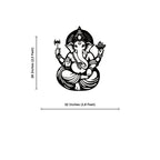 Shree Ganesha Blessings Metal Art Devotion Wall Decor
