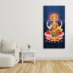 Shree Laxmi Mata Canvas Wall Painting