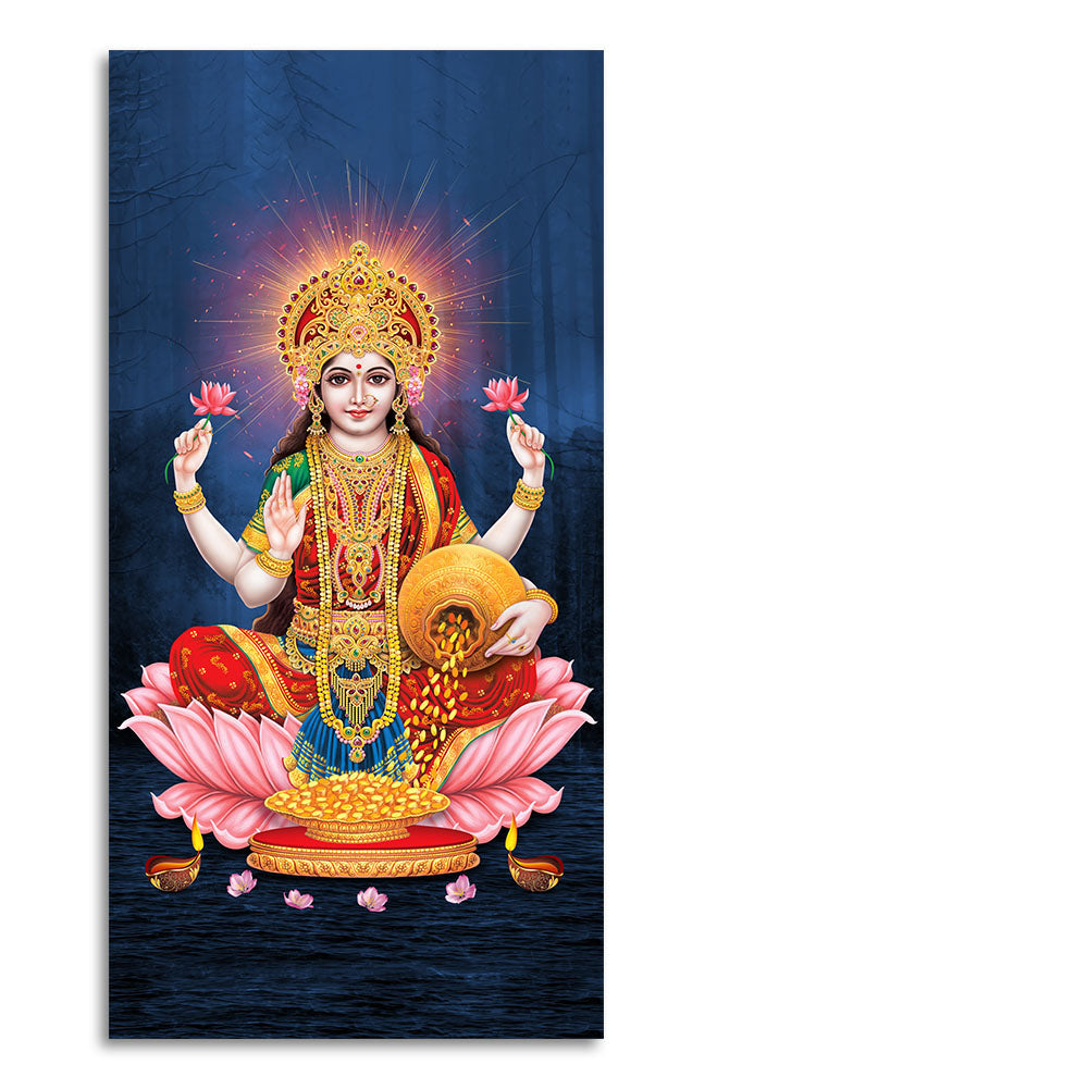 Shree Laxmi Mata Canvas Wall Painting