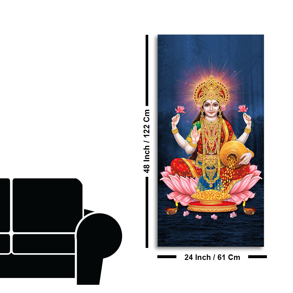 Shree Laxmi Mata Canvas Wall Painting