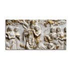 Shree Radha Krishna Divine Ras Leela 3D Canvas Wall Painting