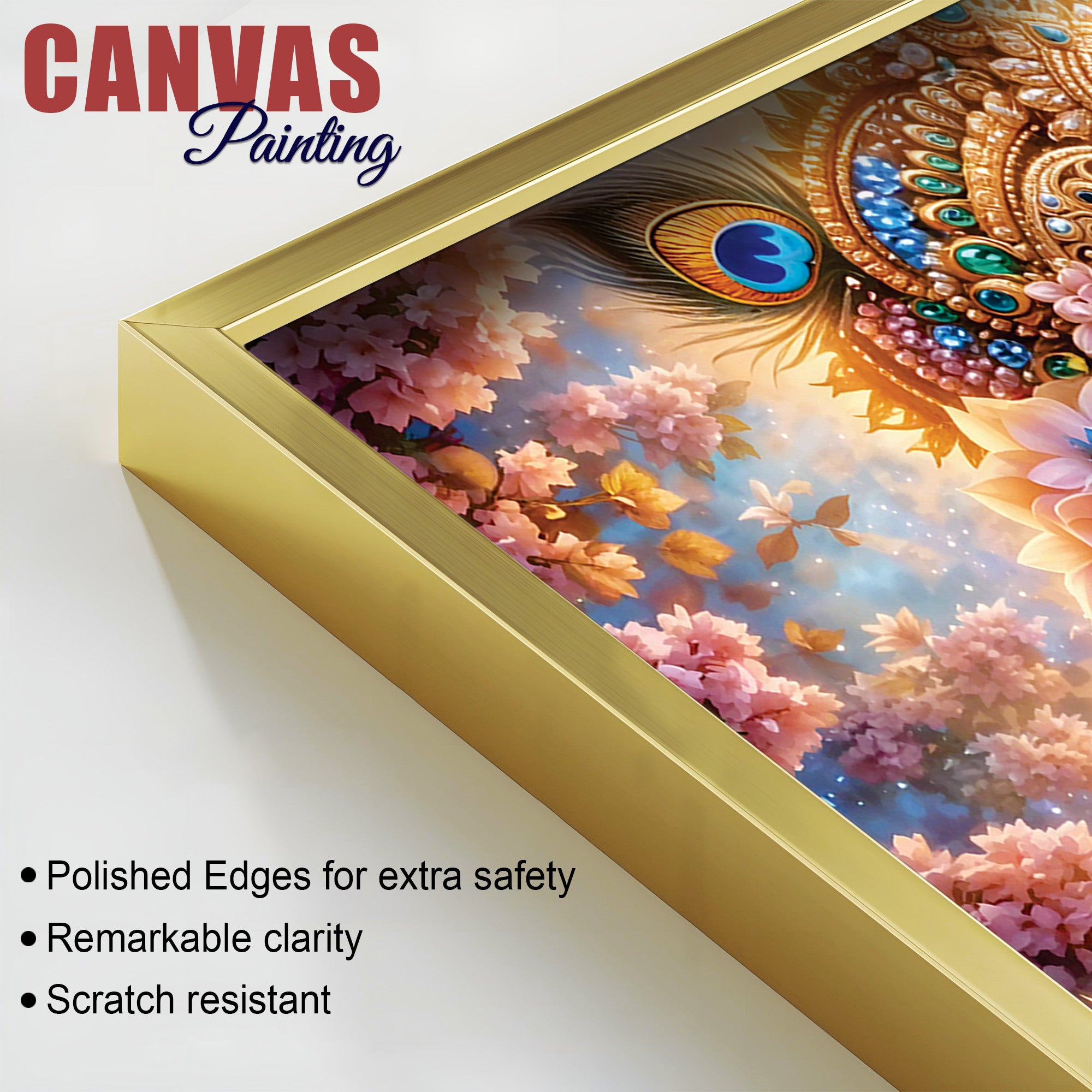 Shree Radha Krishna Premium Canvas Wall Painting