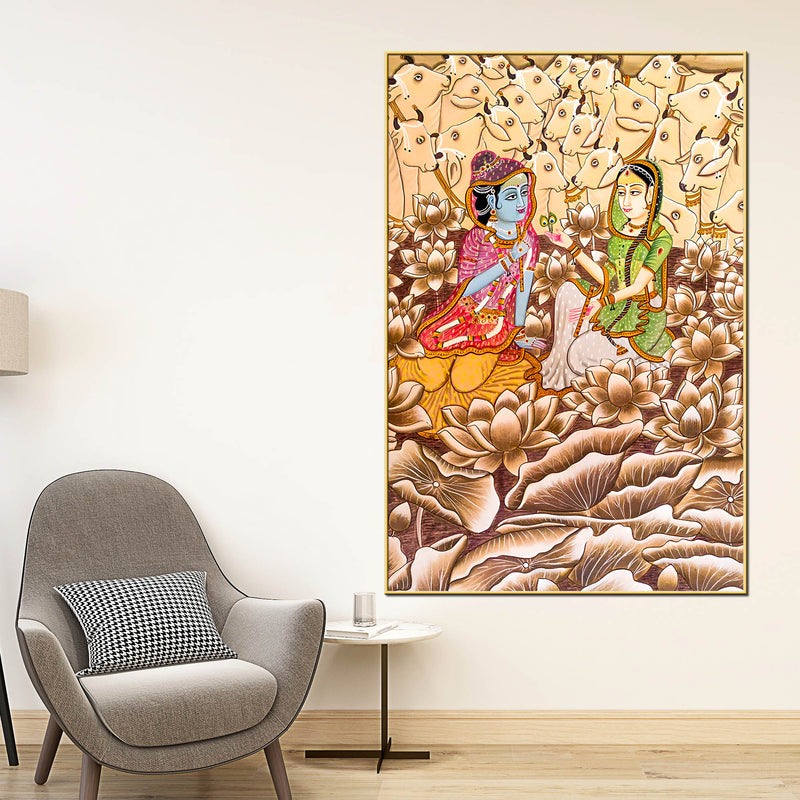 shree-radha-krishna-with-sacred-cows-traditional-indian-canvas-wall-painting
