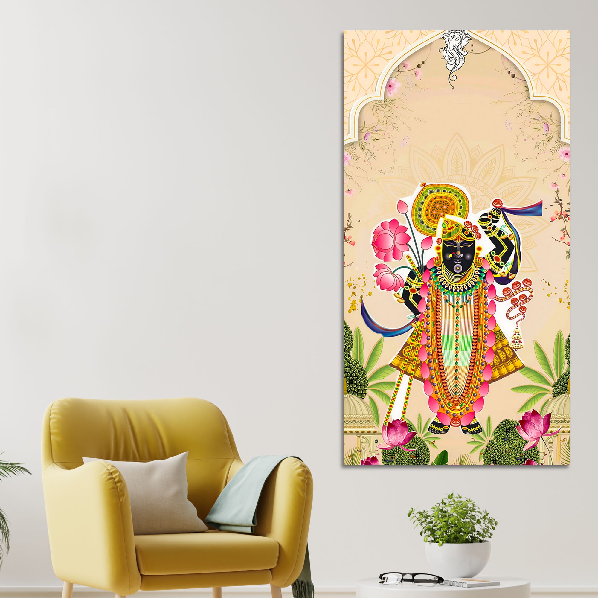 Shreenath ji Pichwai Canvas Painting | Premium Home Wall Decor