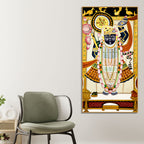 Shreenathji Devotional Canvas Painting | Premium Wall Decor