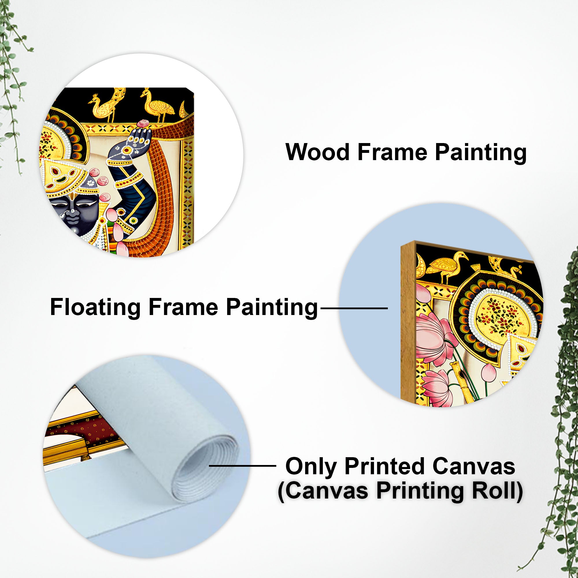 Shreenathji Devotional Canvas Painting | Premium Wall Decor