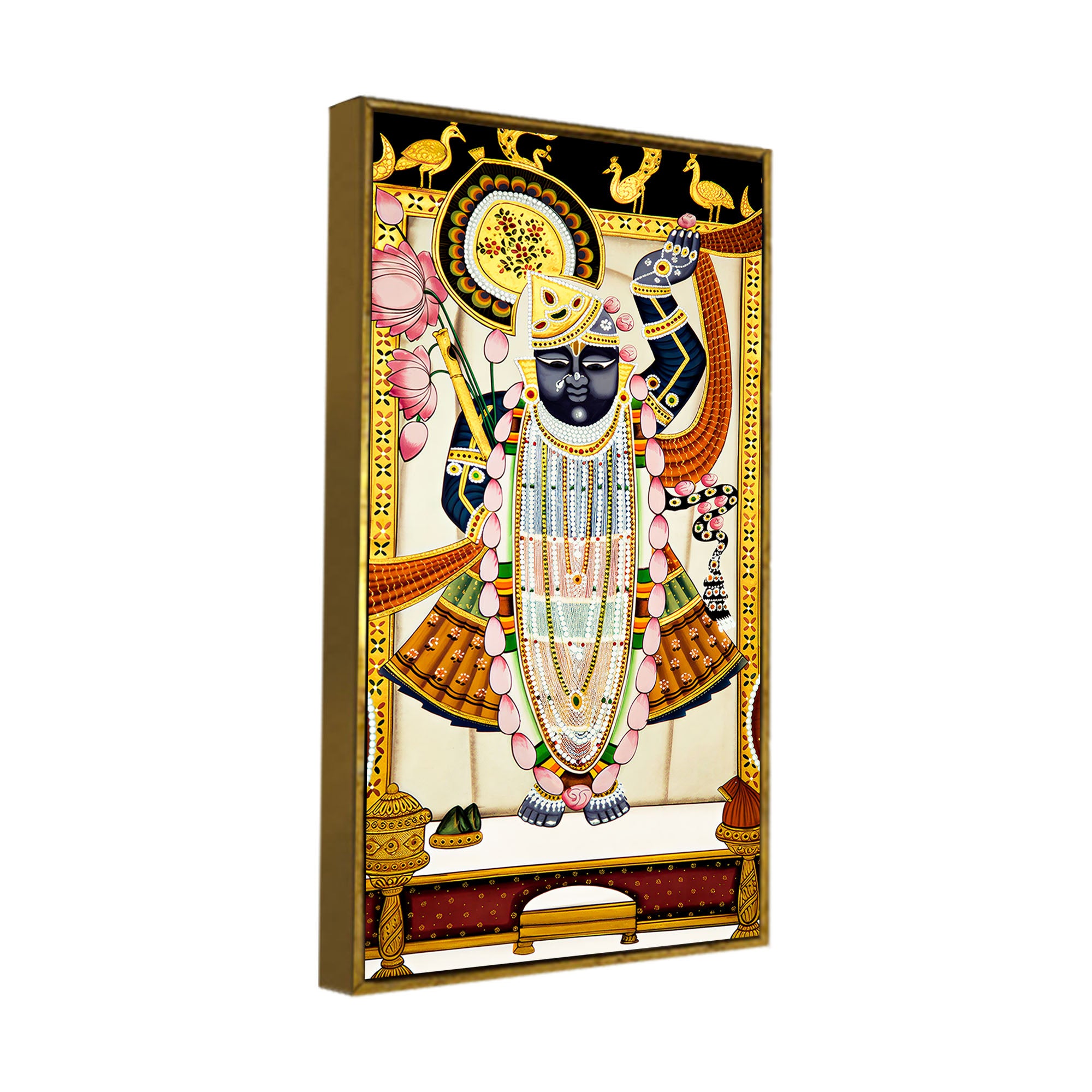 Shreenathji Devotional Canvas Painting | Premium Wall Decor